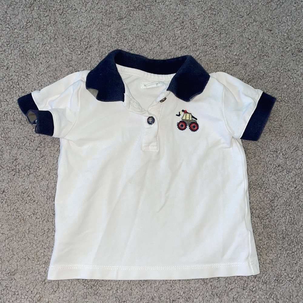 🏷️5 for $25🏷️ David Jones 6-12 months boy polo shirt